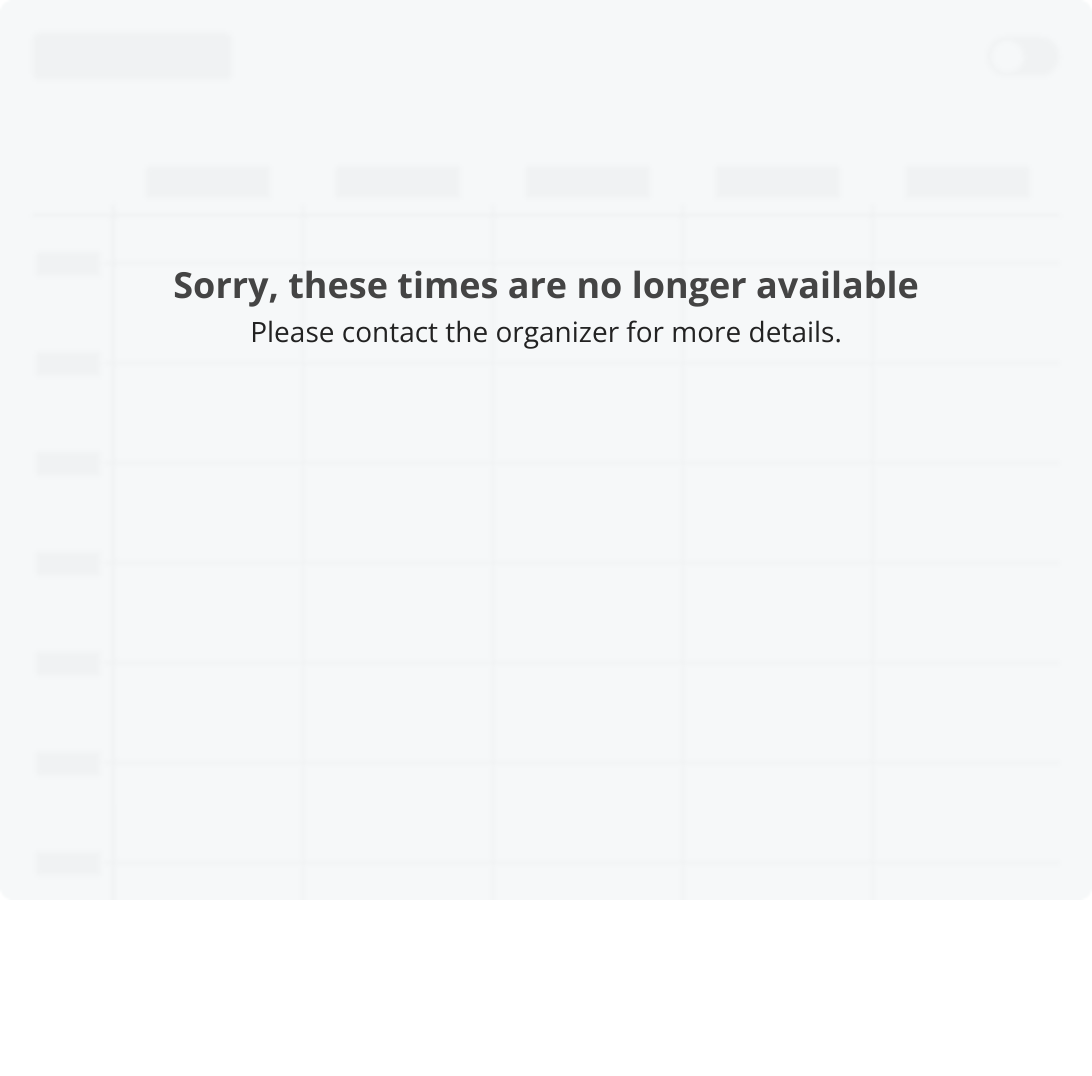 A set of time slots for Flight Lesson with Chase Meyer