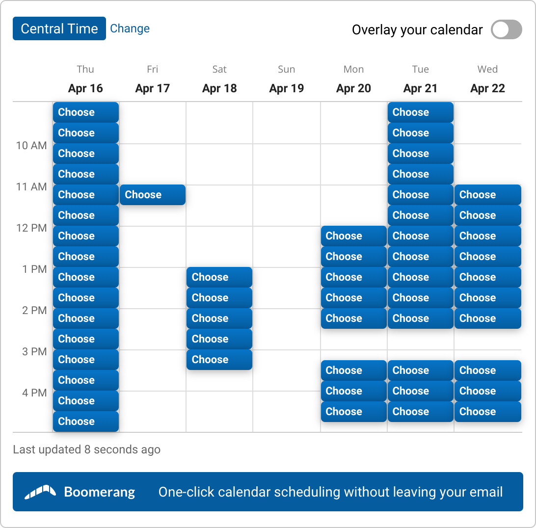 If you do not see the calendar, click Display Images above.
